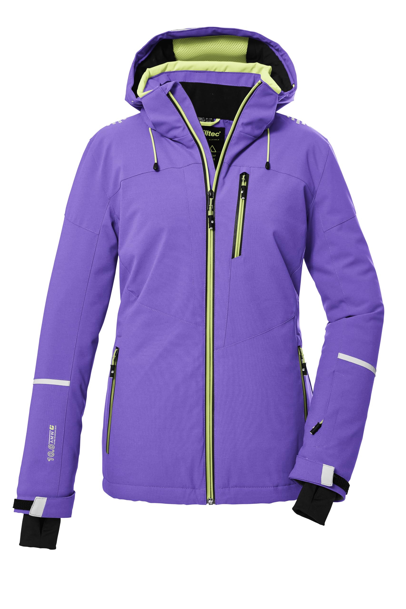 Killtec Damen Ksw 81 Wmn Ski Jckt Skijacke/Funktionsjacke mit abzippbarer Kapuze und Schneefang