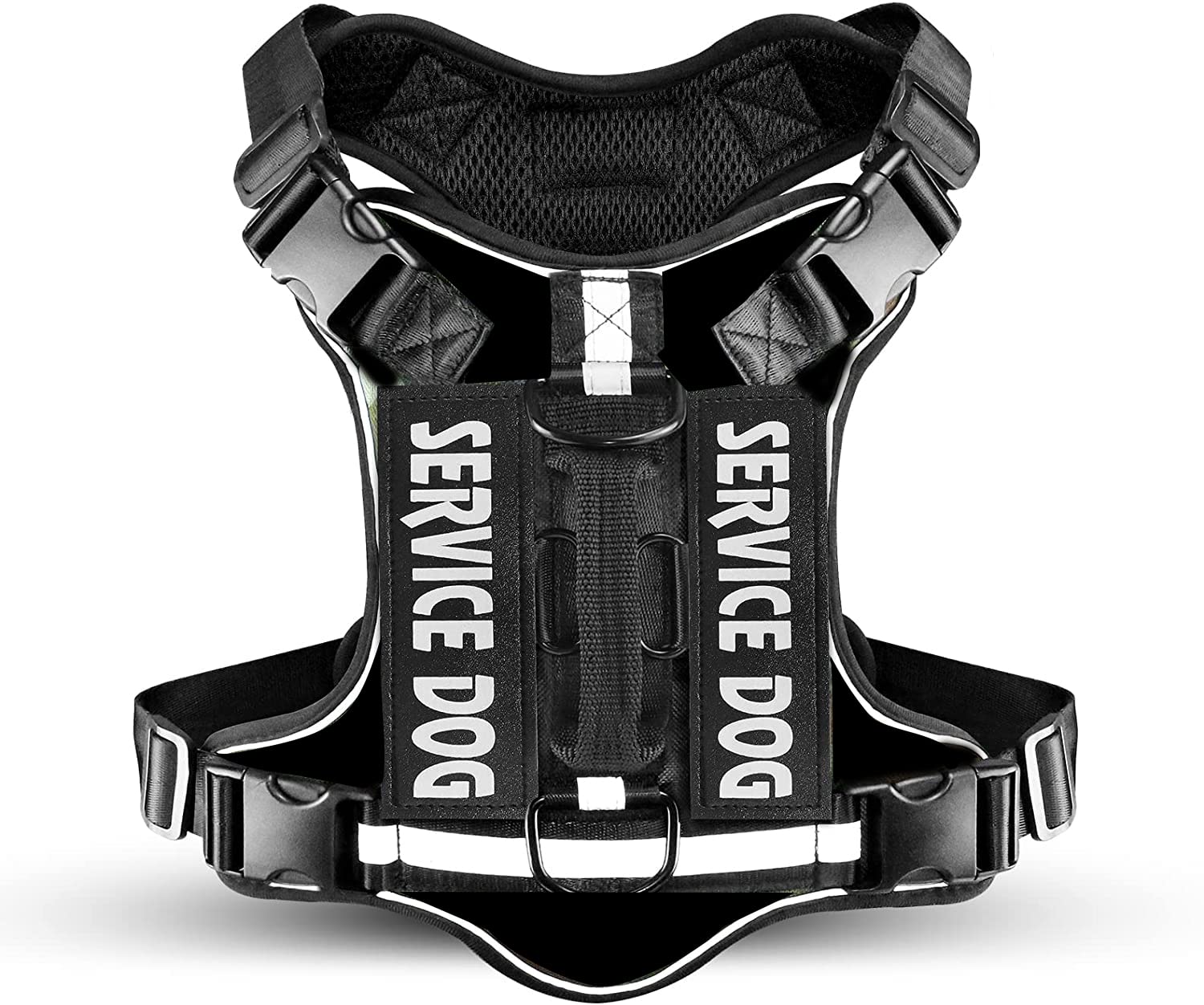 Tactical Dog Harness No Pull, Military Dog Vest Harness with Handle & Molle, Easy Control Service Dog Harness for Large Dogs Training Walking, Adjustable Reflective Pet Harness (Large) (B0BZKZWJ35) Amazon Price History, Amazon Price Tracker