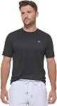 Calvin Klein mens Light Weight Quick Dry Short Sleeve 40+ UPF Protection t-shirt