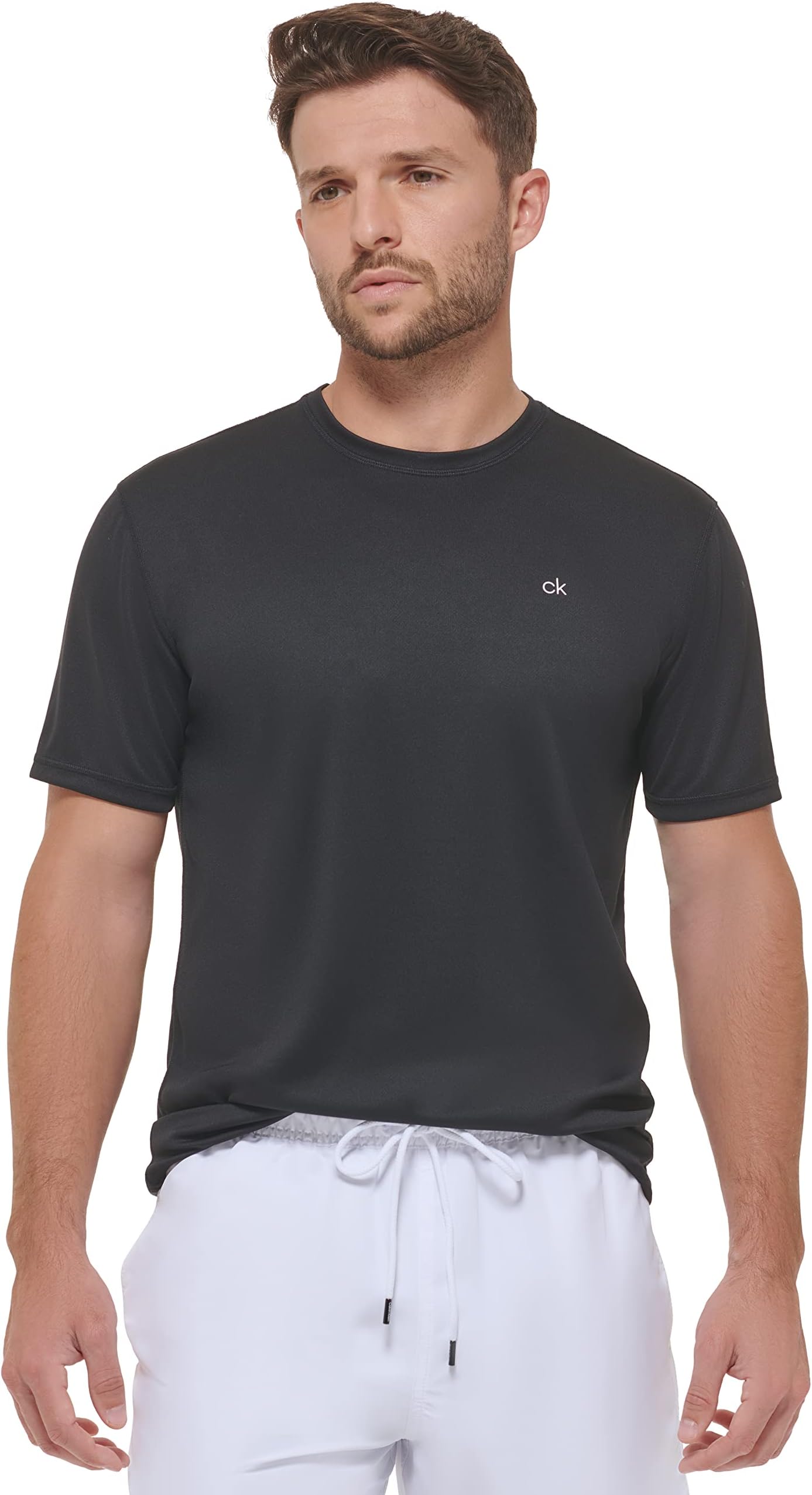 Men's Standard Light Weight Quick Dry Short Sleeve 40+ UPF Protection Active Top