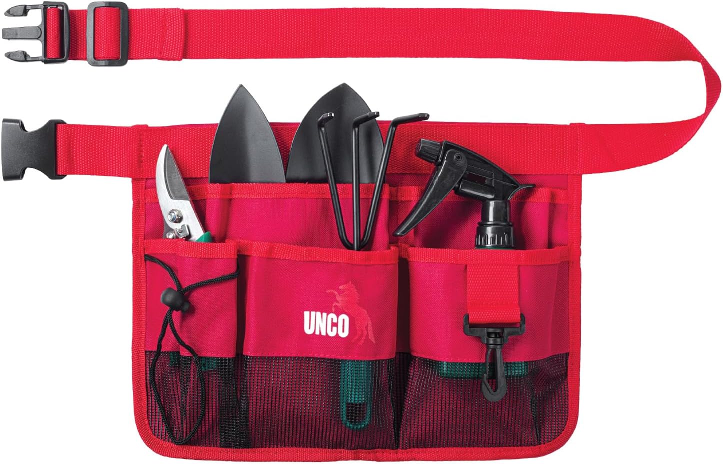 UNCO- Gardening Belt, Garden Tool Belts for Men, Waist Apron with Pockets, Construction, Carpenter Belt, for Men, Utility Belt Men