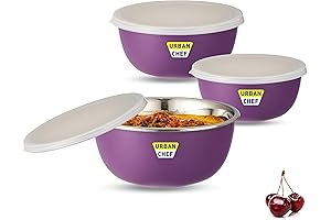 Flora Stainless Steel Serving Bowls