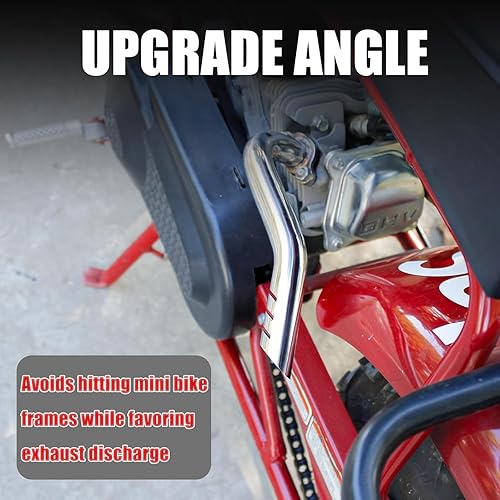 Miniatura 18 de Kit de cabezal de tubo de escape de 212cc para Coleman CT200u CT200u-ex BT200X KT196 196cc 6.5hp, para Non-Hemi Predator 212cc Baja Warrior MB200