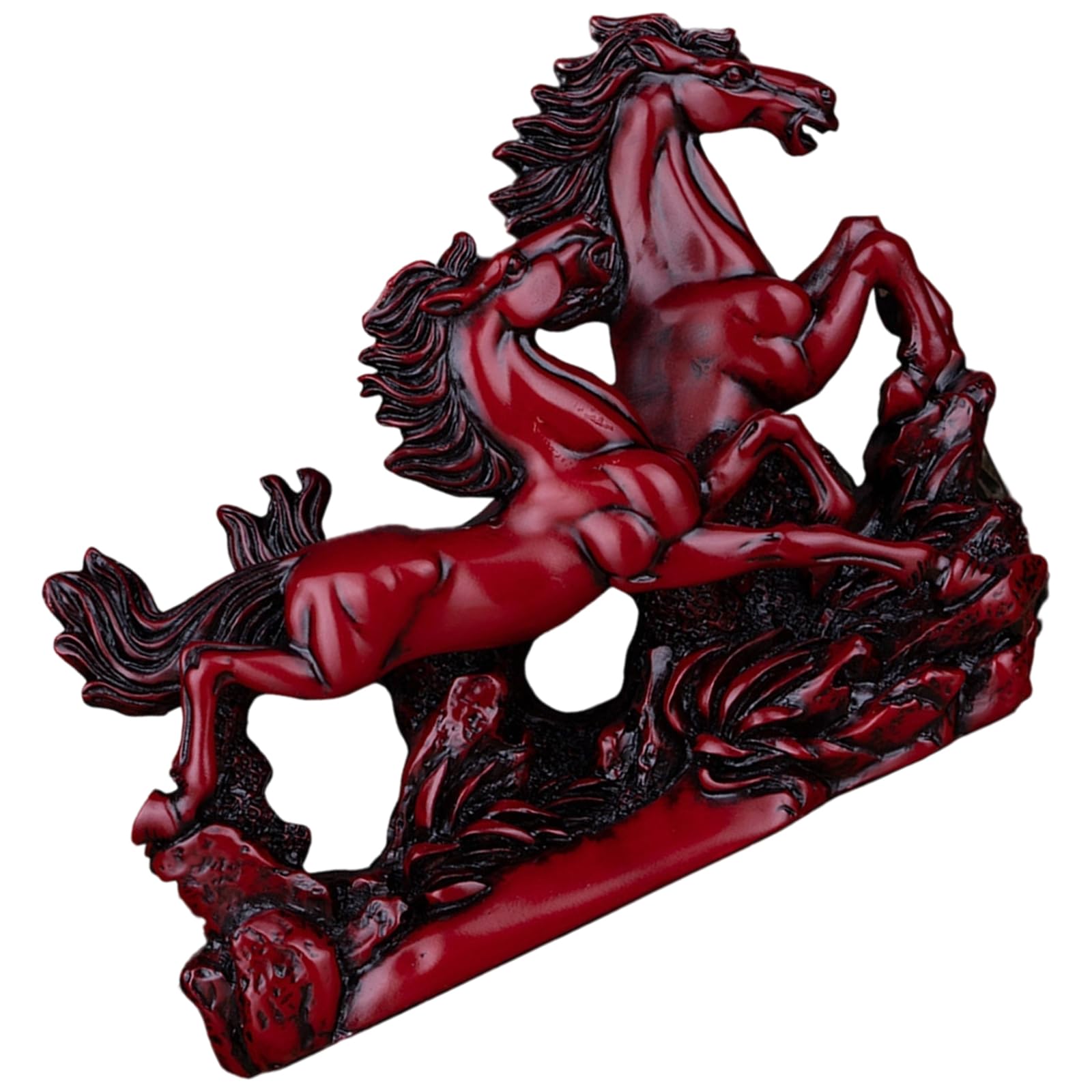 Snorvixre Galloping Horses Statue Animal Sculptures Fengshui Ornament Collectible Figurines for Home Decorations Collectible Figurines