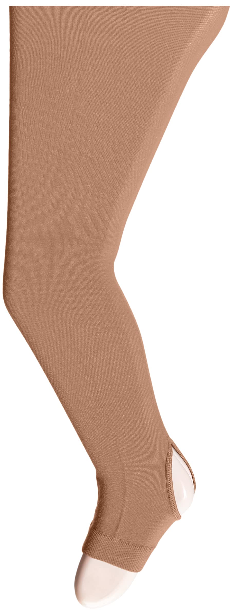 Capezio girls Hold and Stretch Stirrup athletic dance tights, Suntan, 12 14 US