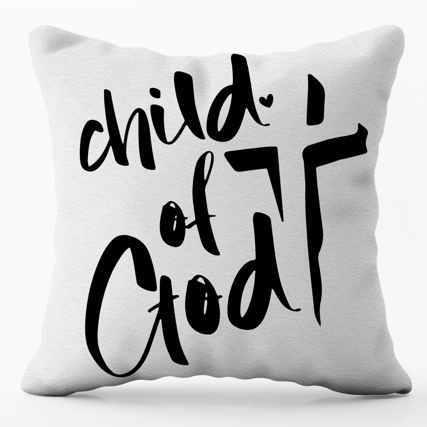 45X45Cm Cushion Case Child Of God Gifts For Women Girl Pillow Covers Personalized Throw Pillow Cover Smooth Pillow Cases For Sofa Car Balcony