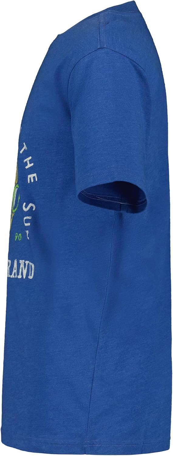 Lucky Brand Boys' Short Sleeve Graphic Crew Neck T-Shirt, Soft, Comfortable, Relaxed Fit