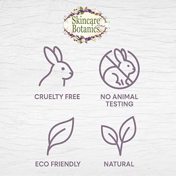 Organic & Natural Rosehip & Chamomile Eye Balm | Pure Plant Botanicals & Essential Skin Oils | Large 60 g. Glass Jar | Made in U.K.