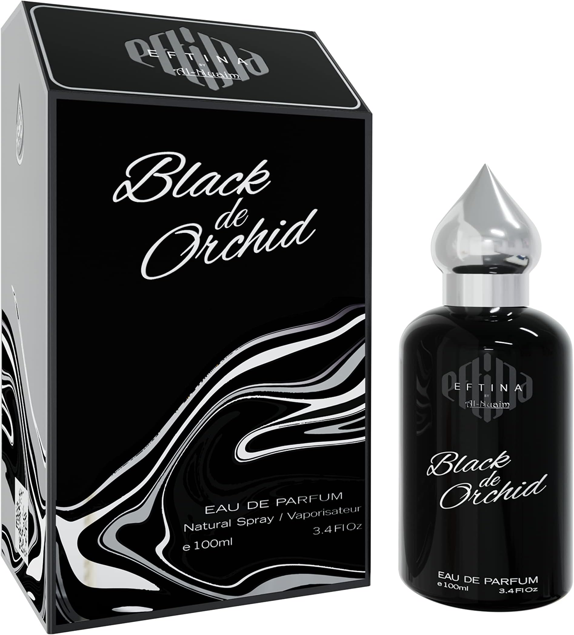 By Al-Nuaim Black Orchid Eau De Parfum, Liquid EDP Perfumes, Long Lasting Luxury Perfumes For Unisex, 100ml