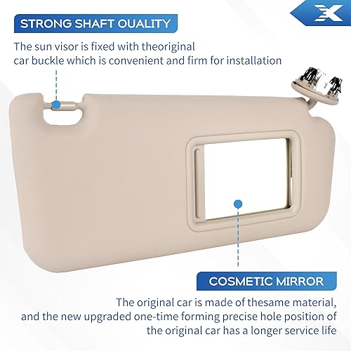 Miniatura 5 de Parasol para el lado izquierdo del conductor y del pasajero derecho para Toyota RAV4 2006-2013, reemplaza # 74320-42501-B2,