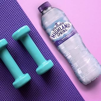 Highlland Spring Still Spring Water, 500ml x 24 Bottles, Naturally Sourced from Scotland's Ochil Hills, Pure and Refreshing Hydration, Perfect for Home, Office, and Gym By Red RAinbow