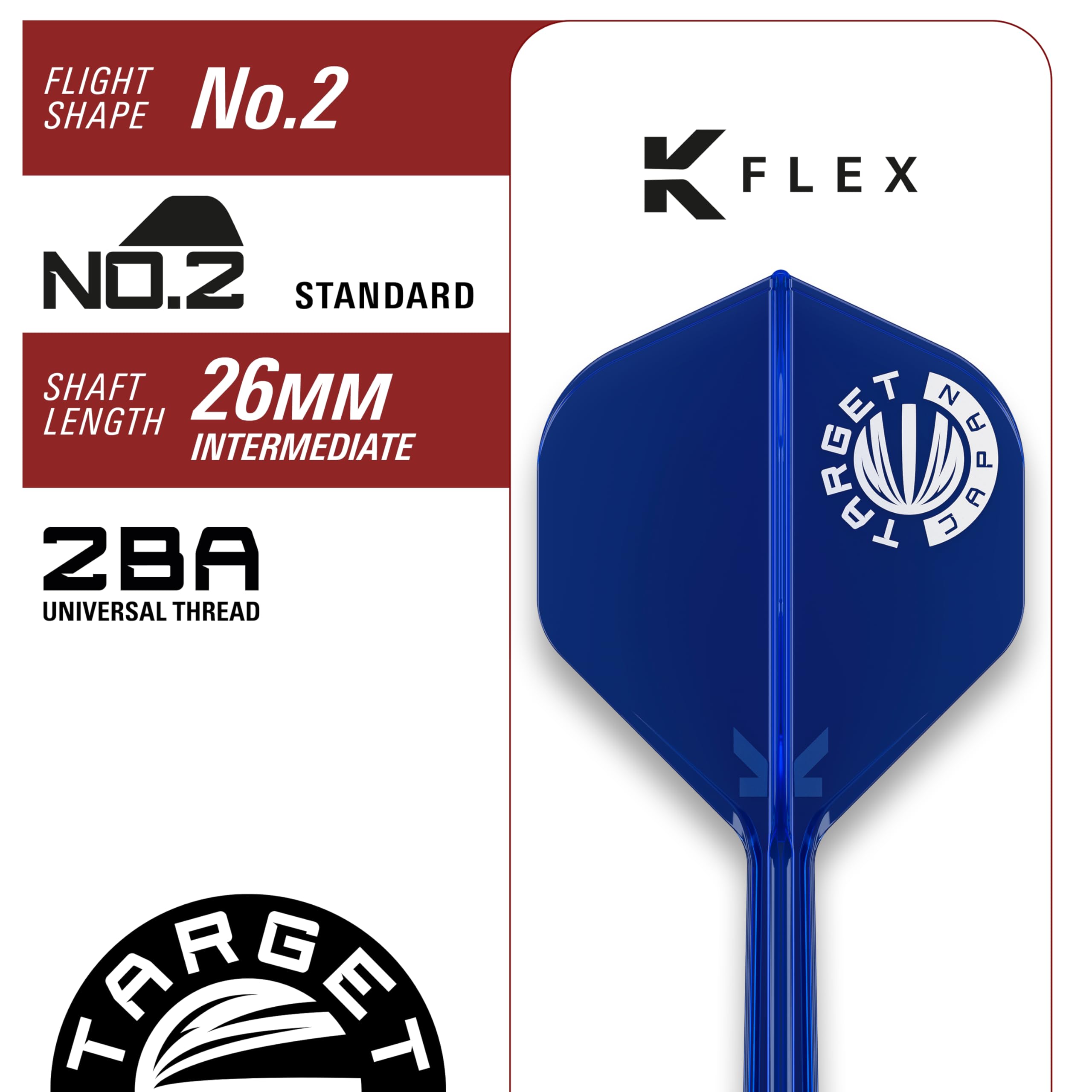 Target Japan Prime Series Zenith G2 Steel Tip Darts with Kflex