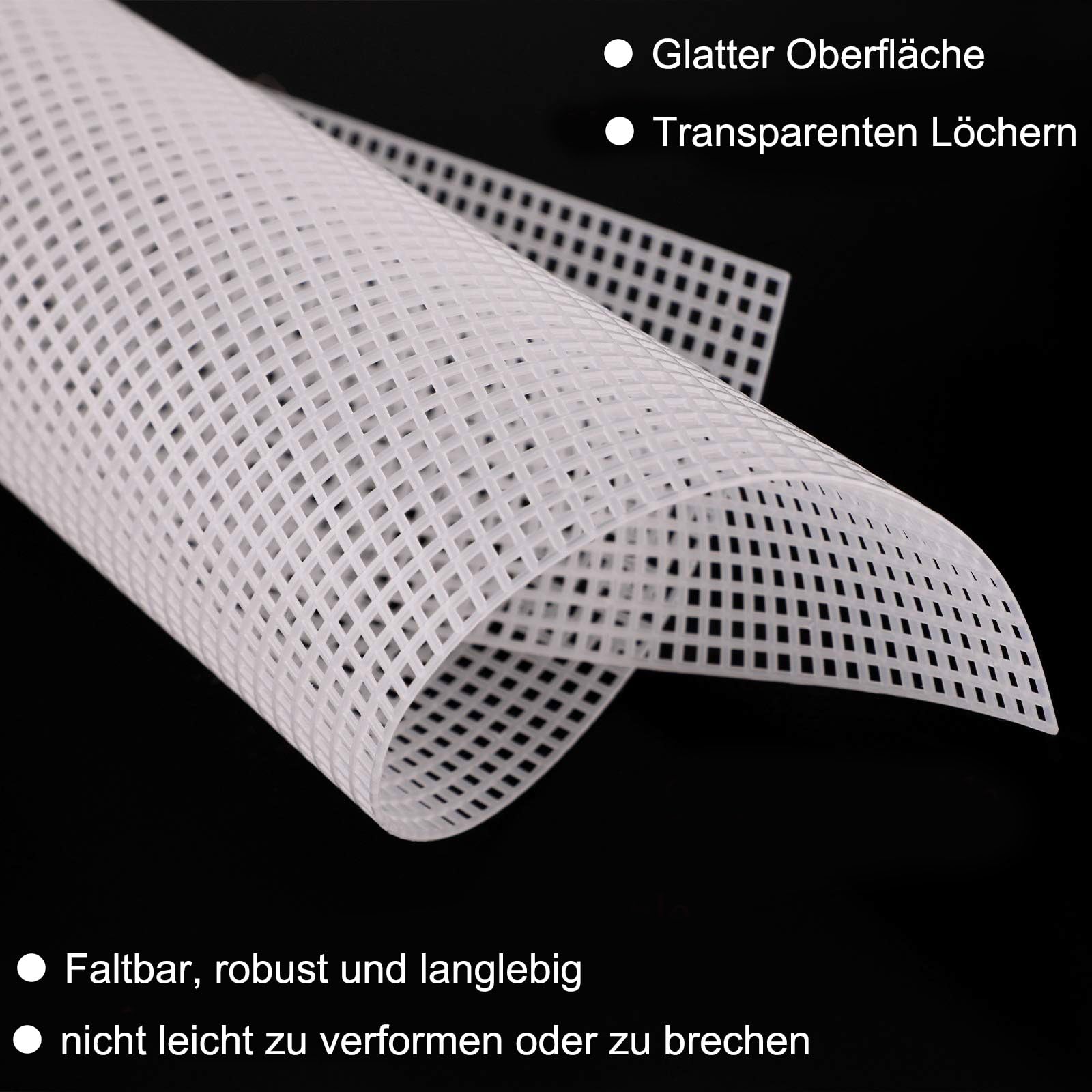 Fogli Di Tela Plastica Per Punto Croce - 6 Pezzi Trasparenti 33.5x26cm