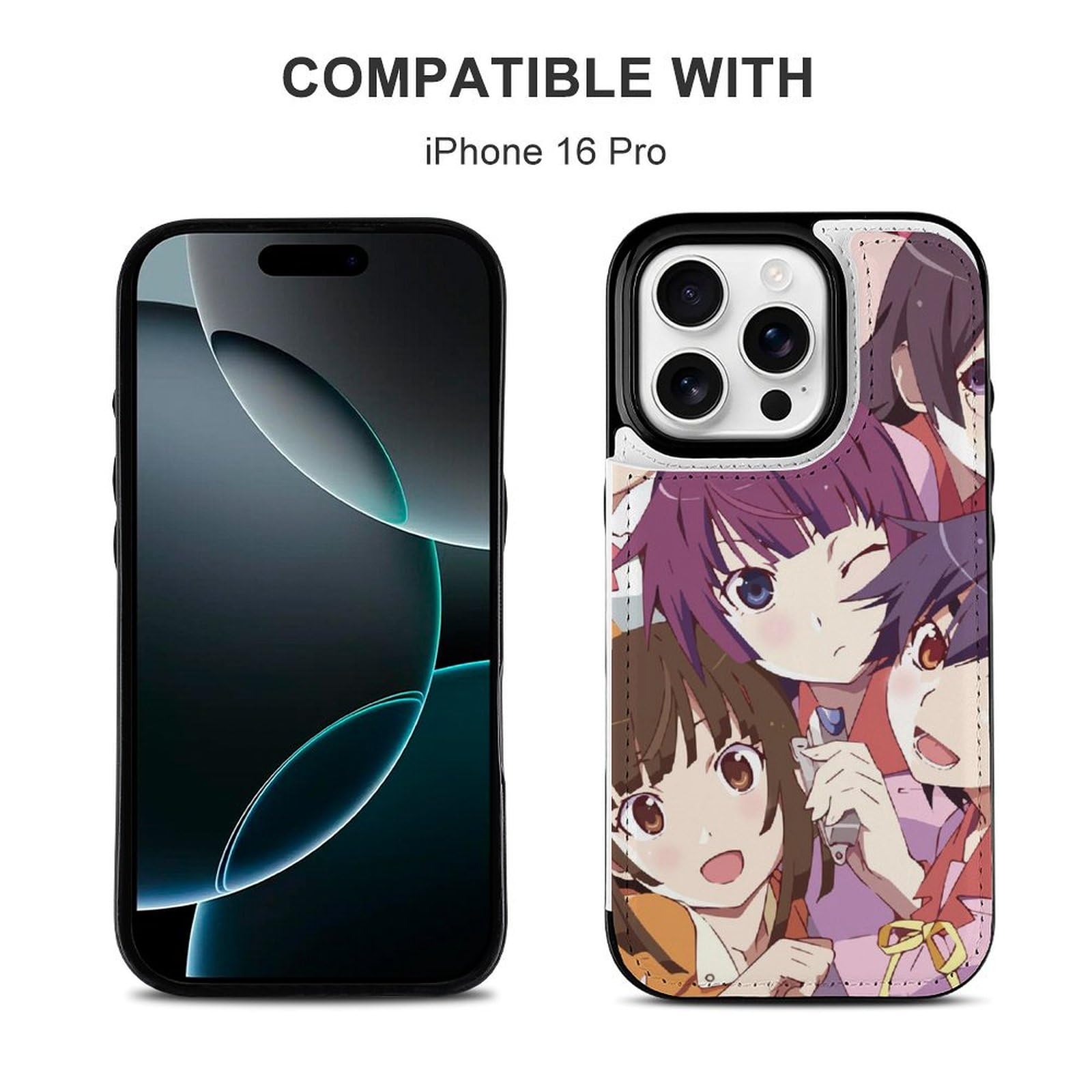 Amazon.co.jp: iPhone 16 Pro手帳型ケース 化物語（物語シリーズ