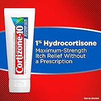 Vista 4 de Cortizone-10 Crema calmante para aliviar la picazón de aloe de máxima fuerza, 1% de hidrocortisona, de acción rápida, crema antipicazón