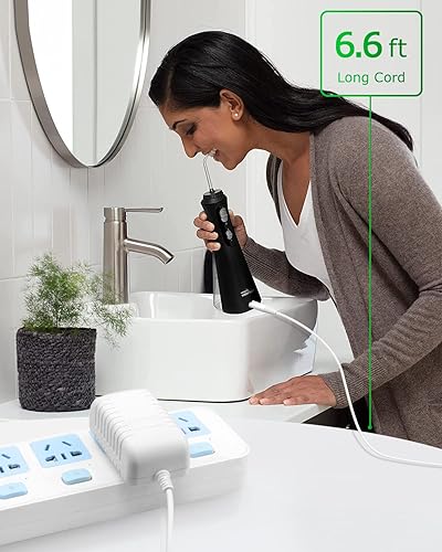 Miniatura 6 de Cargador de repuesto para irrigador de agua Waterpik inalámbrico WP360 WP360W WP462 WP462W WP450 WP450W WP468 WF-13 WP-100 Series Water Flosser,