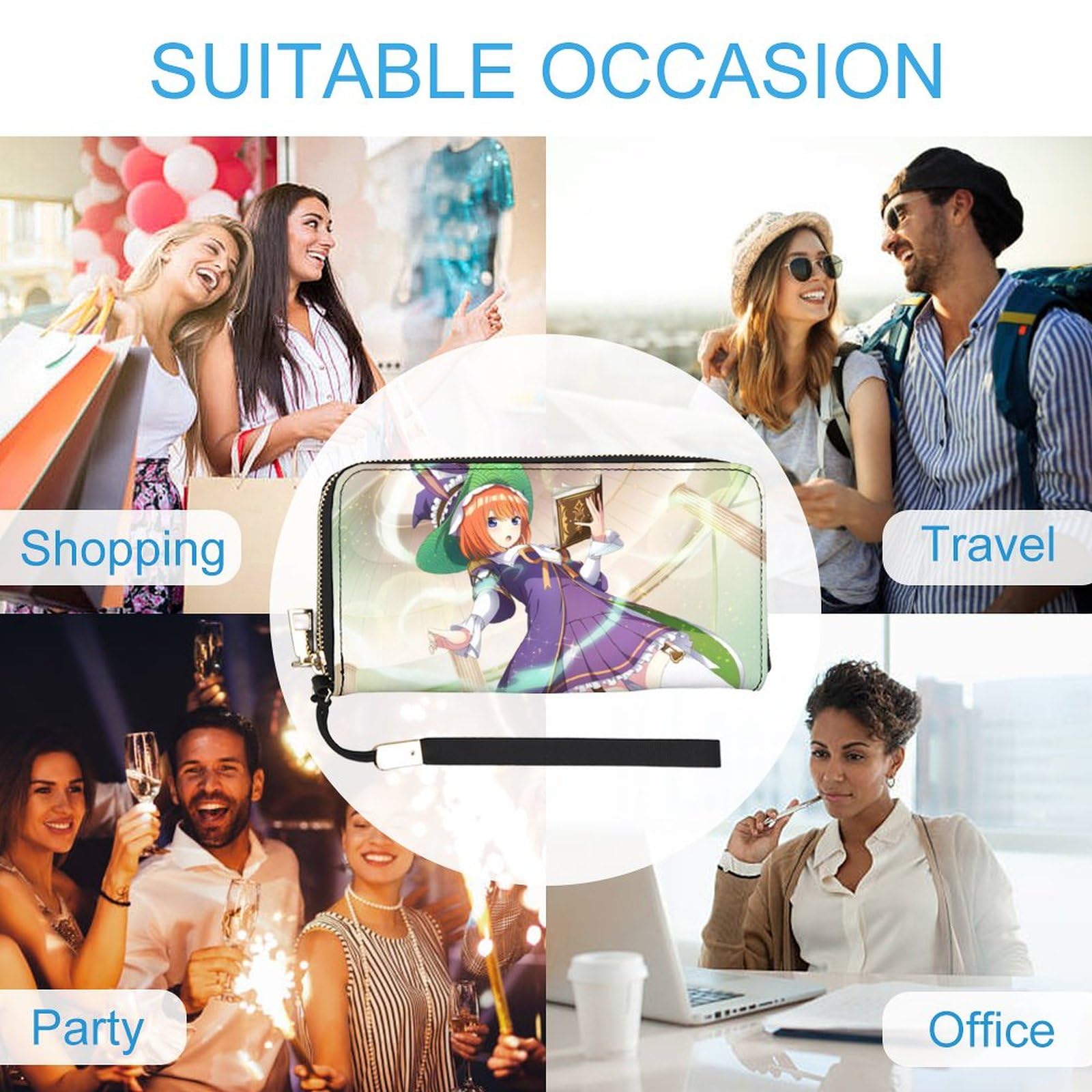 Amazon.co.jp: 五等分の花嫁 中野四葉 財布 メンズ 長財布 うす型 長