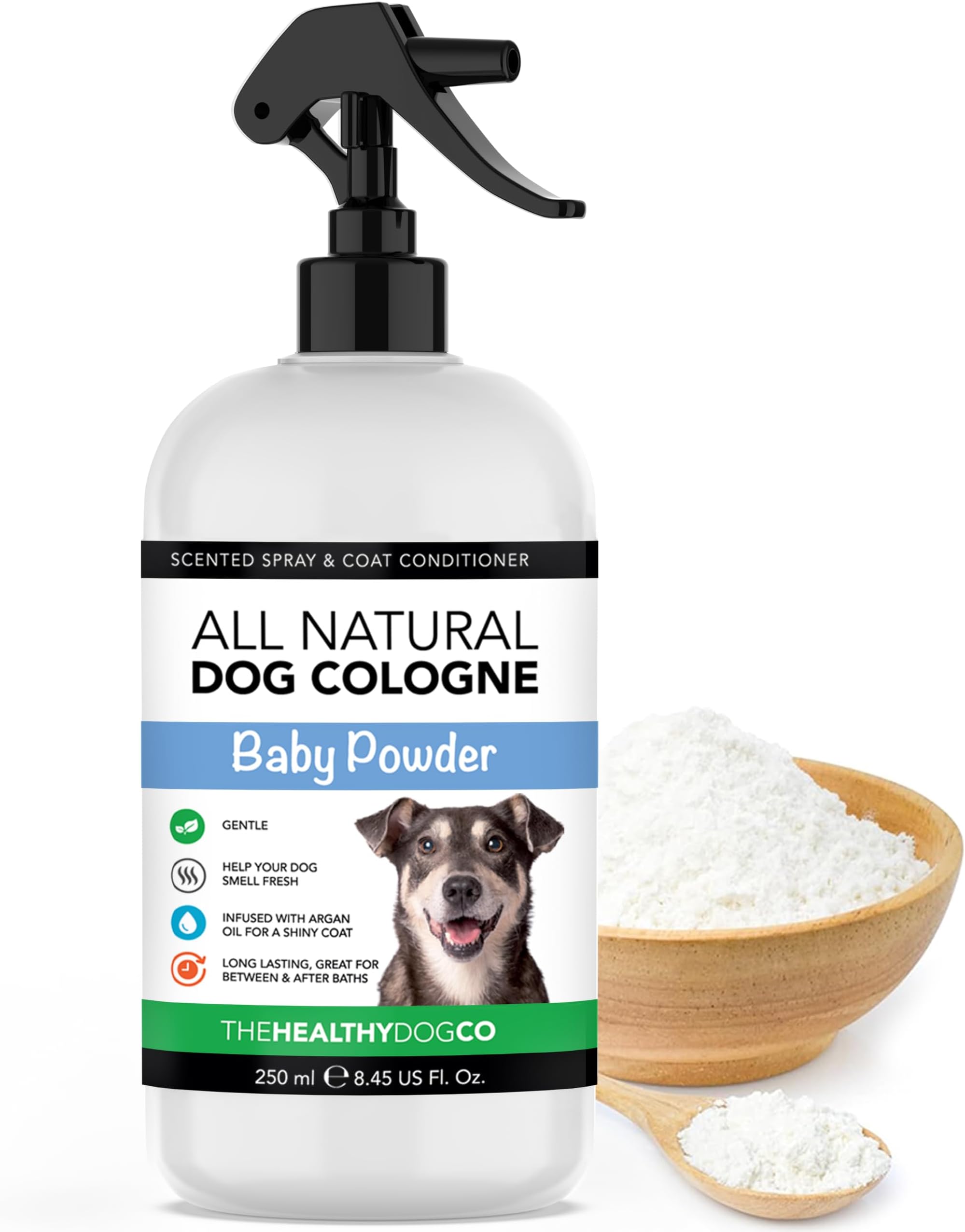 Baby Powder Cologne for Dogs 250ml LongLasting Deodoriser