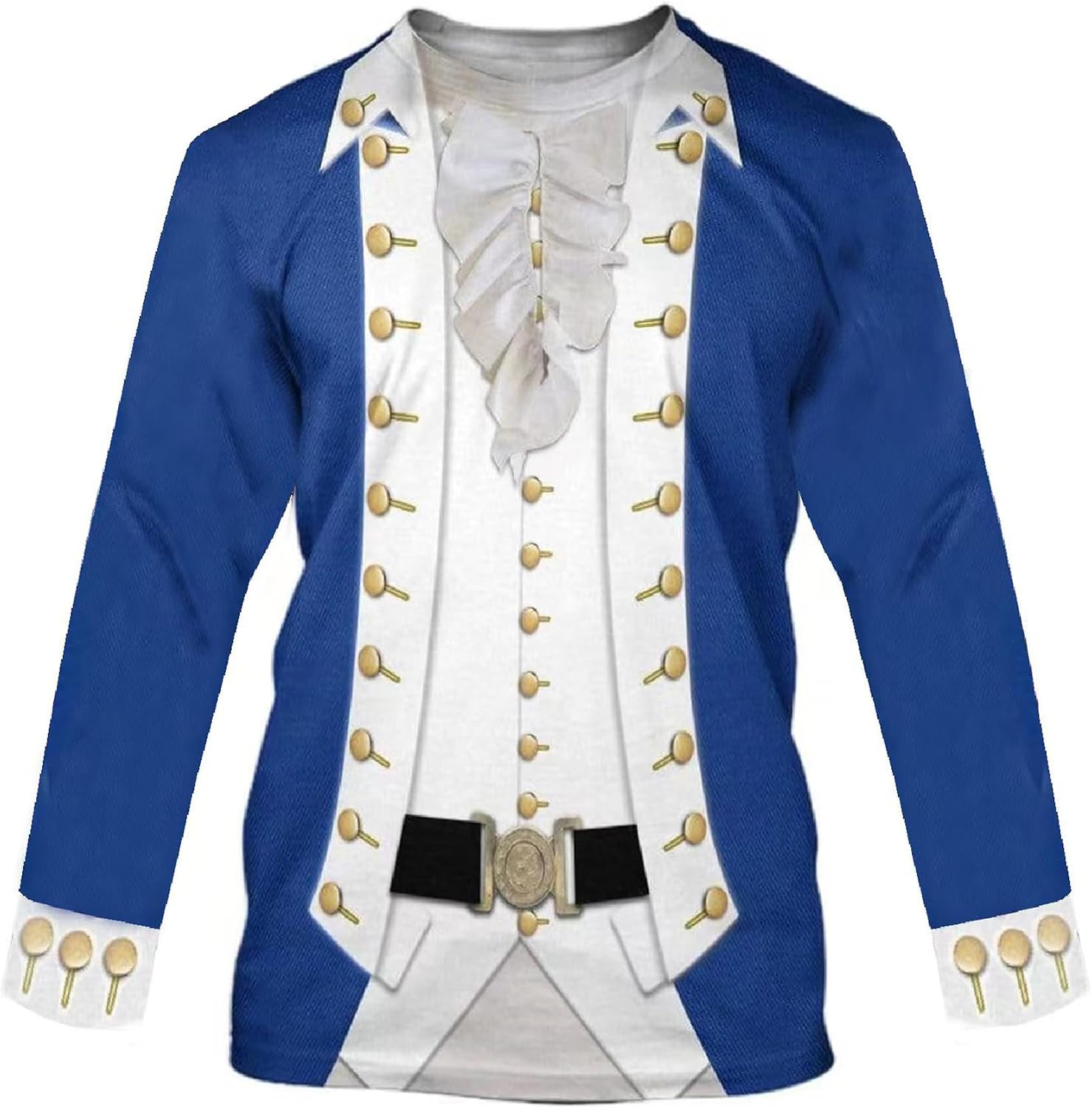 Historical T-Shirt Military Figure 3D Printed Cosplay Costume