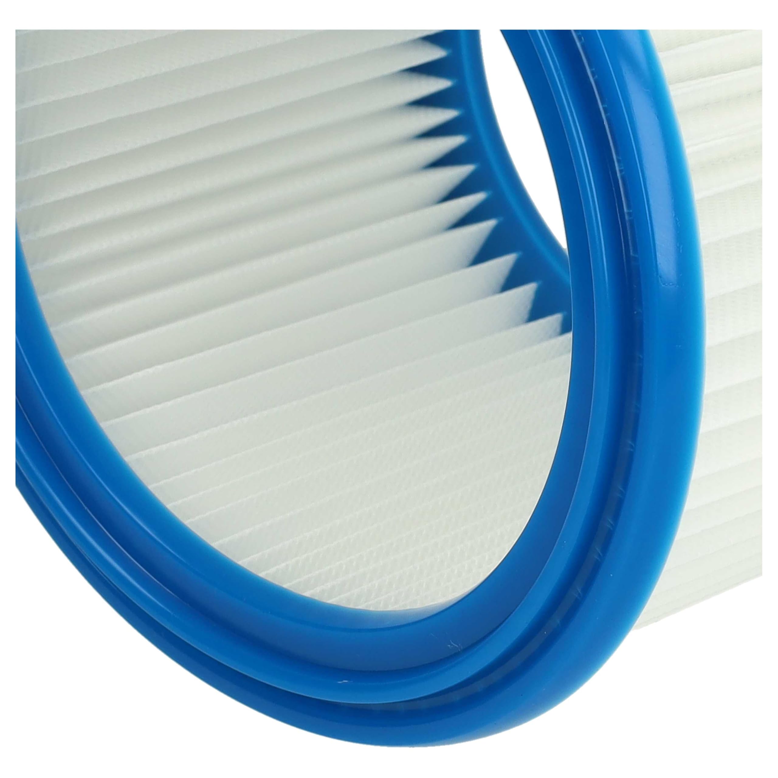 vhbw 8x Filtro plisado compatible con Stihl SE 90, SE 60 C, SE 61, SE-62, SE 85 C, SE 60 E aspiradora - azul blanco