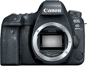 Canon Eos 6D Mark Ii Digital Slr Câmera Corpo, Wi-Fi Ativado Preto