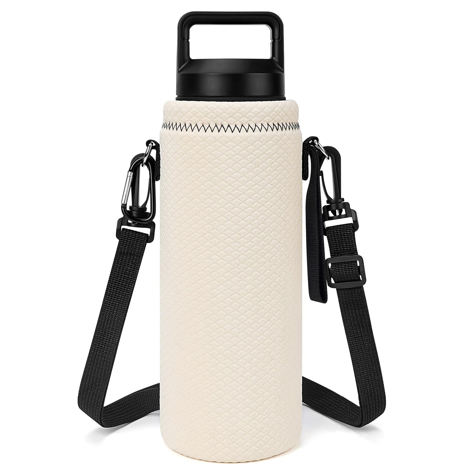 Linkidea Water Bottle Carrier with Strap Compatible with YETI Rambler Bottle 26oz/36oz