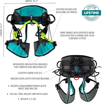 Notch Catalyst Harness-Custom EVA Molded Back & Leg panels Sizes 1&2 (CATH)