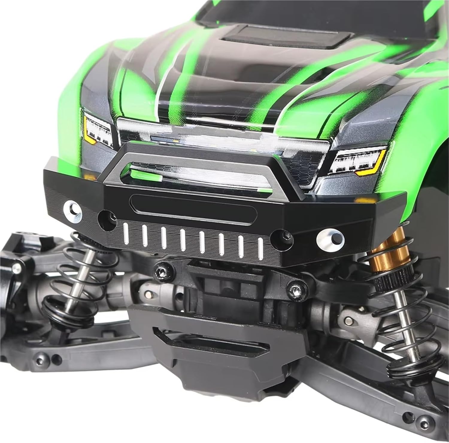 For SCX10 PRO 1/10 RC クローラ用軸リモートコントロール車のアップグレード部品アルミ合金フロントリアバンパー取付Compatible  With Traxxas For Mini-Maxx 1/16 RCクローラーカーアルミ合金リアバンパーアップ Compatible With  Traxxas For TRX4 RCクローラーカー ... Compatible With Traxxas For Mini-Maxx 1/16 RCカー用アルミフロントバンパー アップグレー