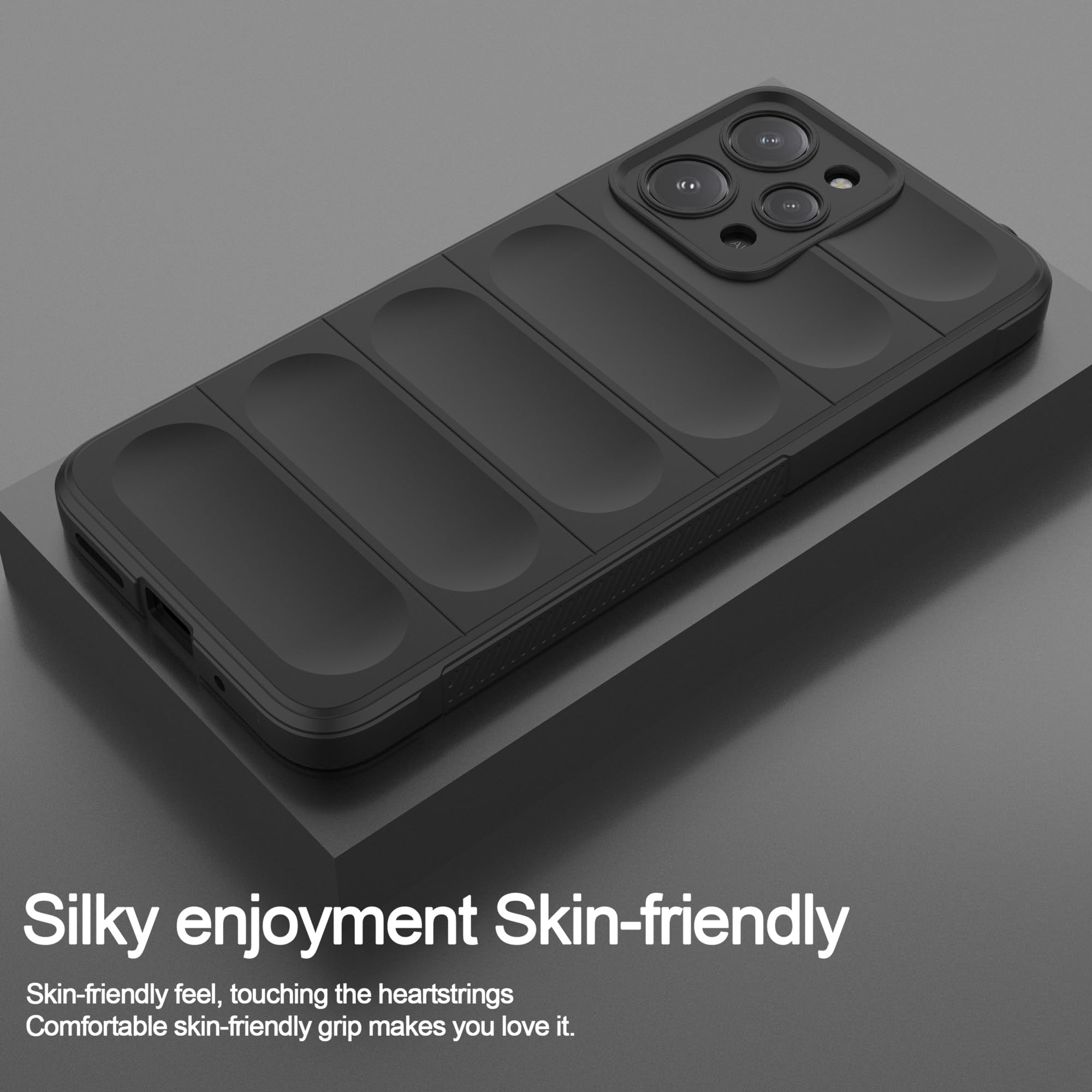 Funda Xiaomi Redmi 12 ESTH - Silicona Antigérmenes, Protección Militar, Microfibra Interior