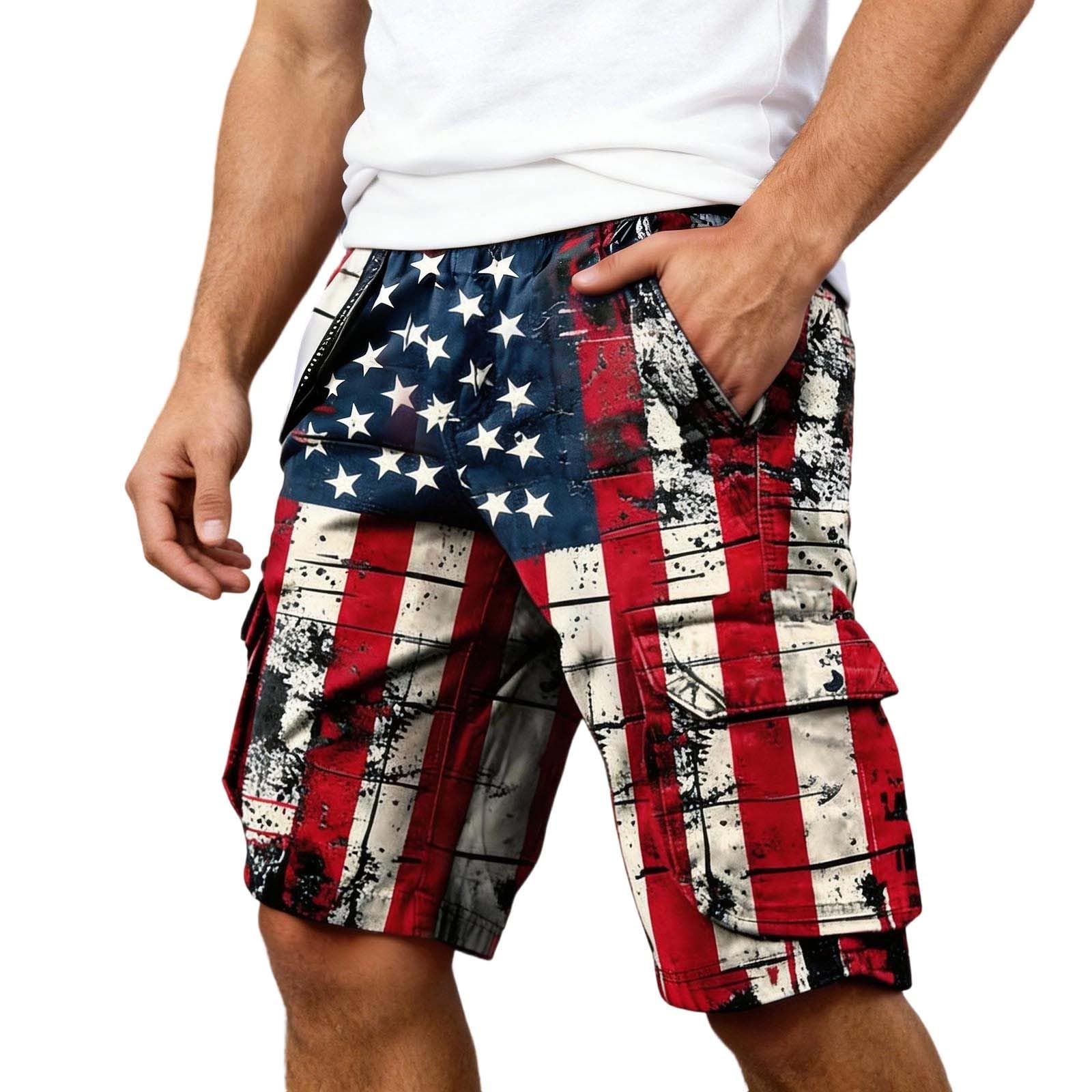 Short été homme imprimé national WWricotta décontracté - 5