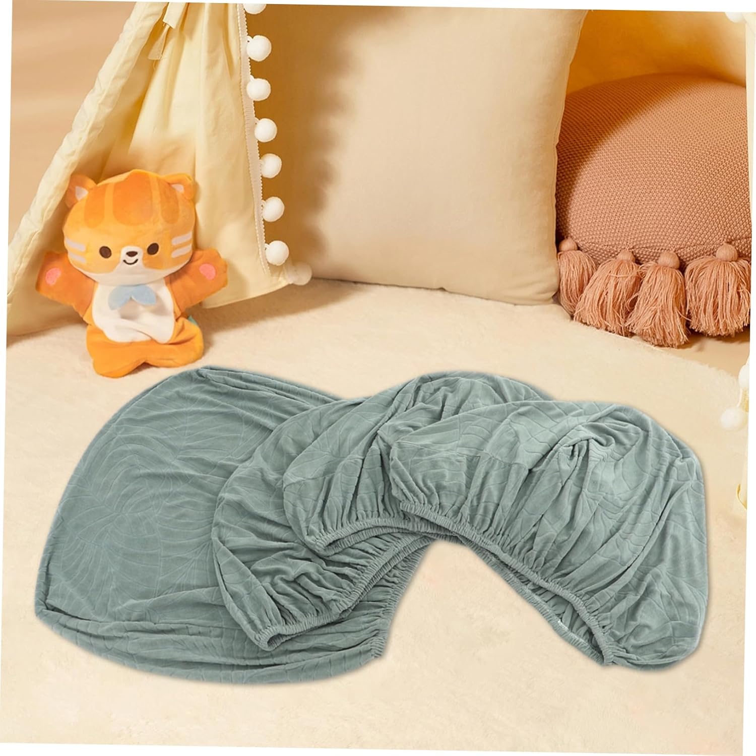 Mobestech 1set Recliner Chair Covers Stretchable Fabric for Armchairs Rocking Chairs Easy to Install Machine Washable Design for Living Room Multiple Colors