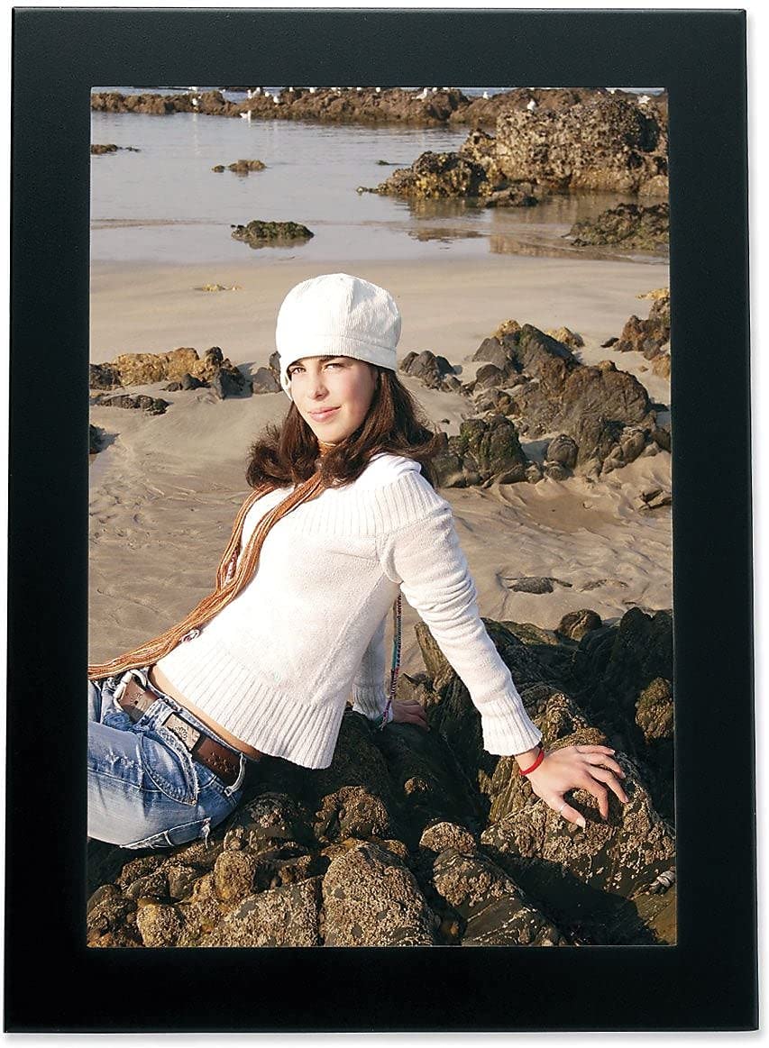 Lawrence Frames Black 4 by 6 Metal Picture Frame
