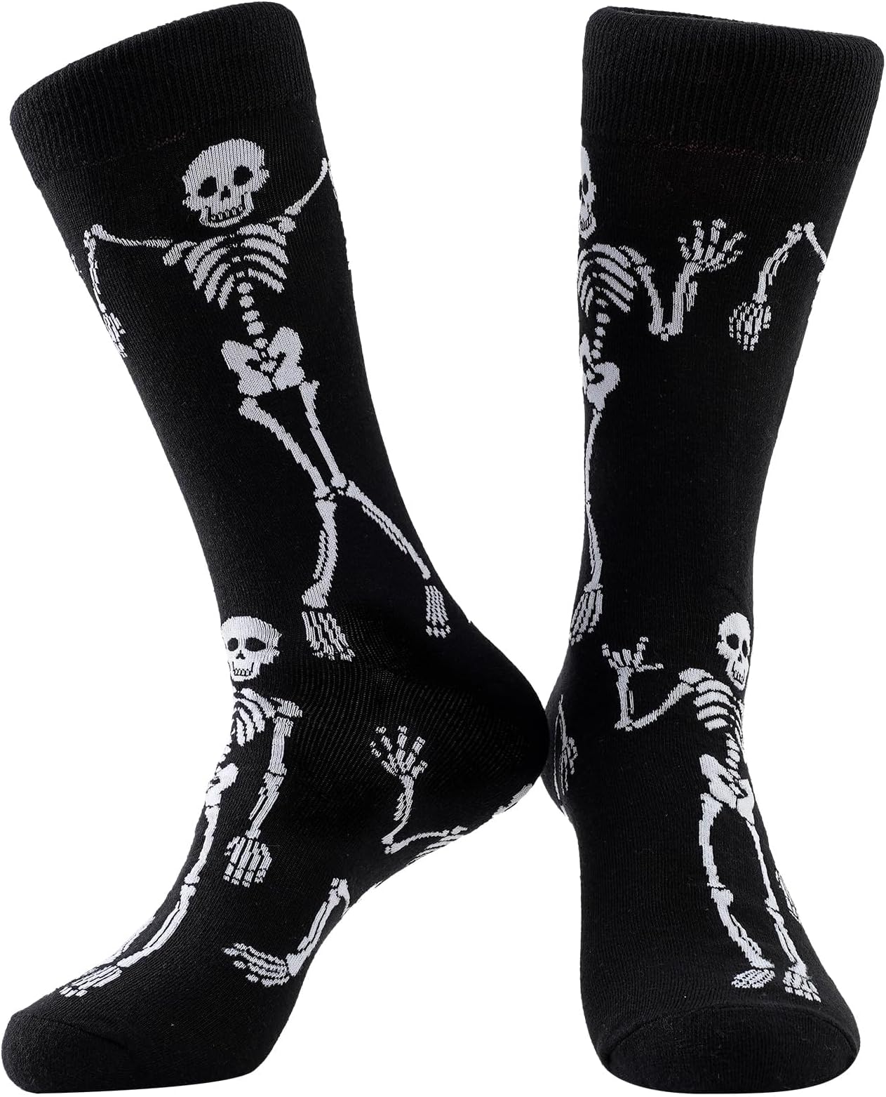 BISOUSOX Mens Dress Socks Funny Fun Colorful Crazy Funky Crew Socks for Men Novelty Happy Cotton Size 9-12