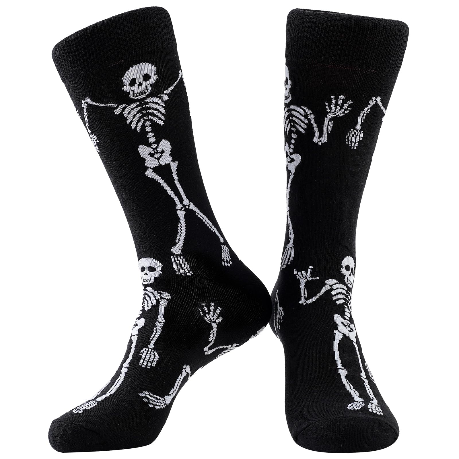 BISOUSOX Mens Dress Socks Funny Fun Colorful Crazy Funky Crew Socks for Men Novelty Happy Cotton Size 9-12