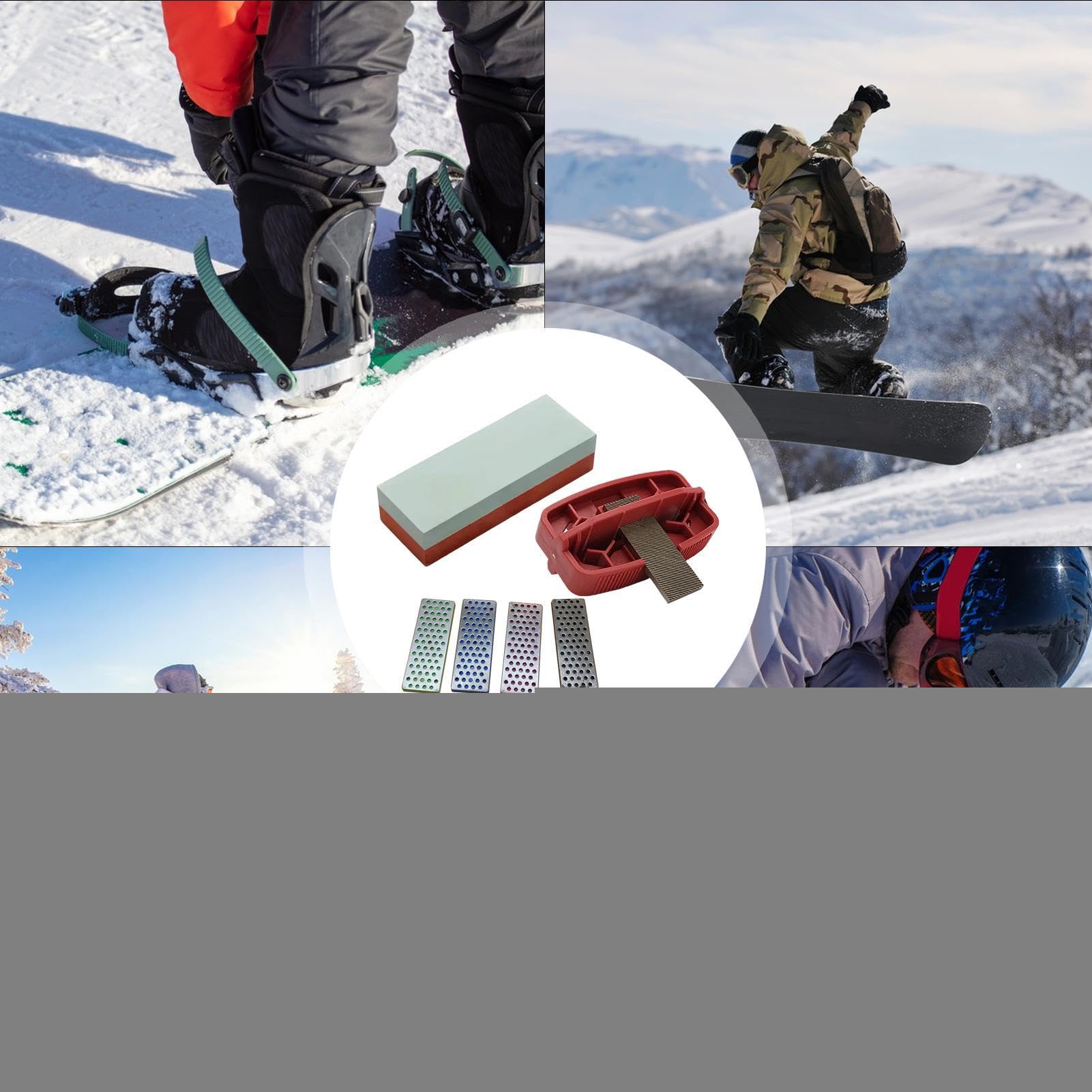 Générique Affûteur de Carres de Ski Set d'Affûtage Réglable