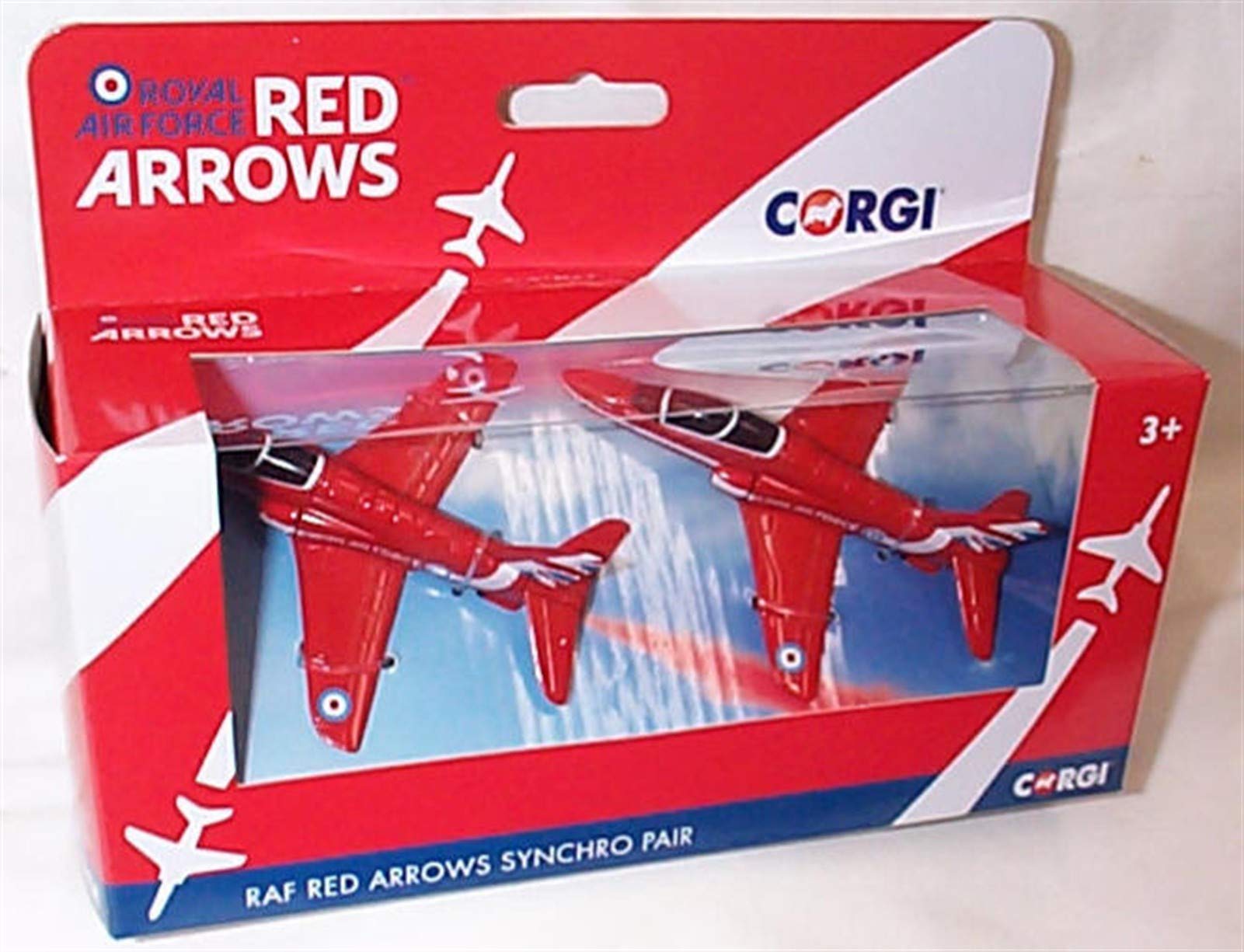 Corgi classic RAF red arrows synchro pair aircraft plane set diecast model, CS98607-04
