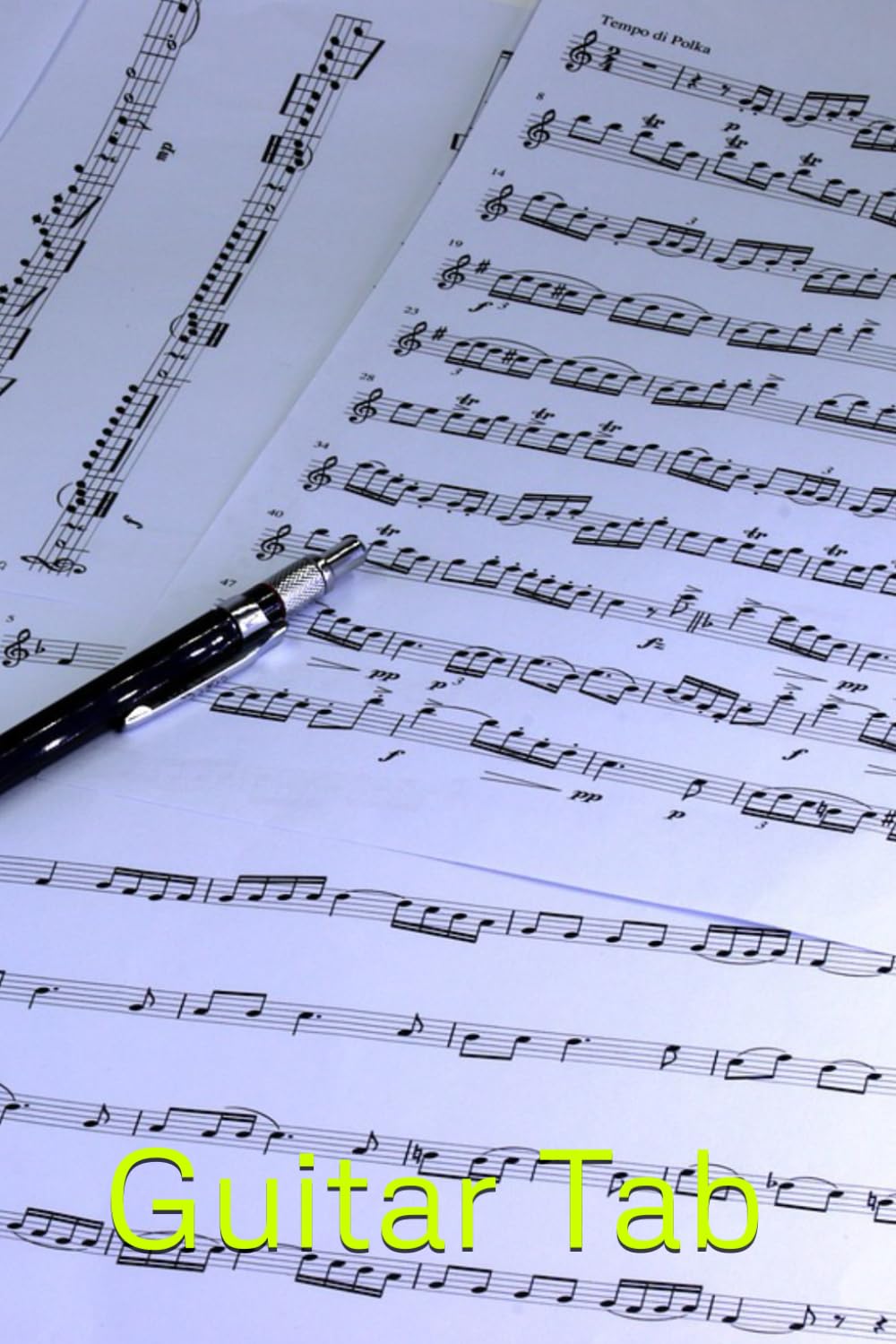 Guitar Tab Journal pour composer et noter vos accords de guitare