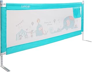 LuvLap Alloy Steel, Mesh Bed Rail Guard for Baby/Kids Safety, 180Cm X 72 Cm(6Ft X 2.3Ft), Portable & Foldable, Baby Safety... Price In India