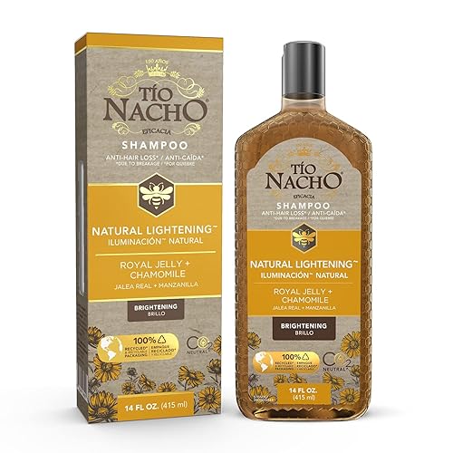 Miniatura 1 de TIO NACHO Shampoo Aclarado natural con jalea real y manzanilla 14 onzas líquidas