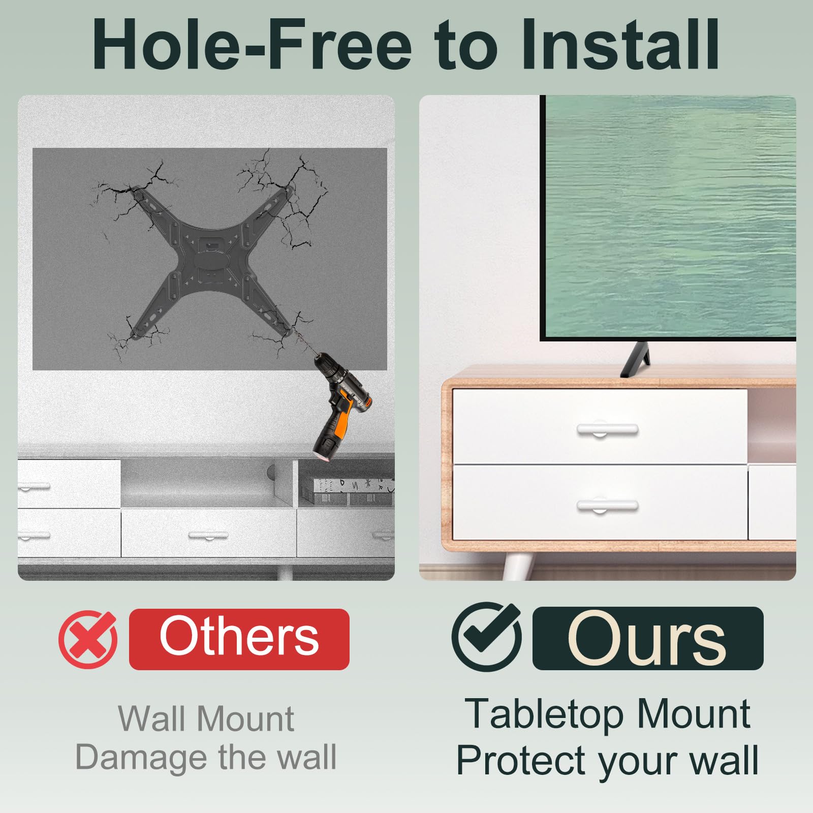 Element TV ONN RCA Westinghouse LD7063-WJ30-01 TV Stand/Legs - Foto 5