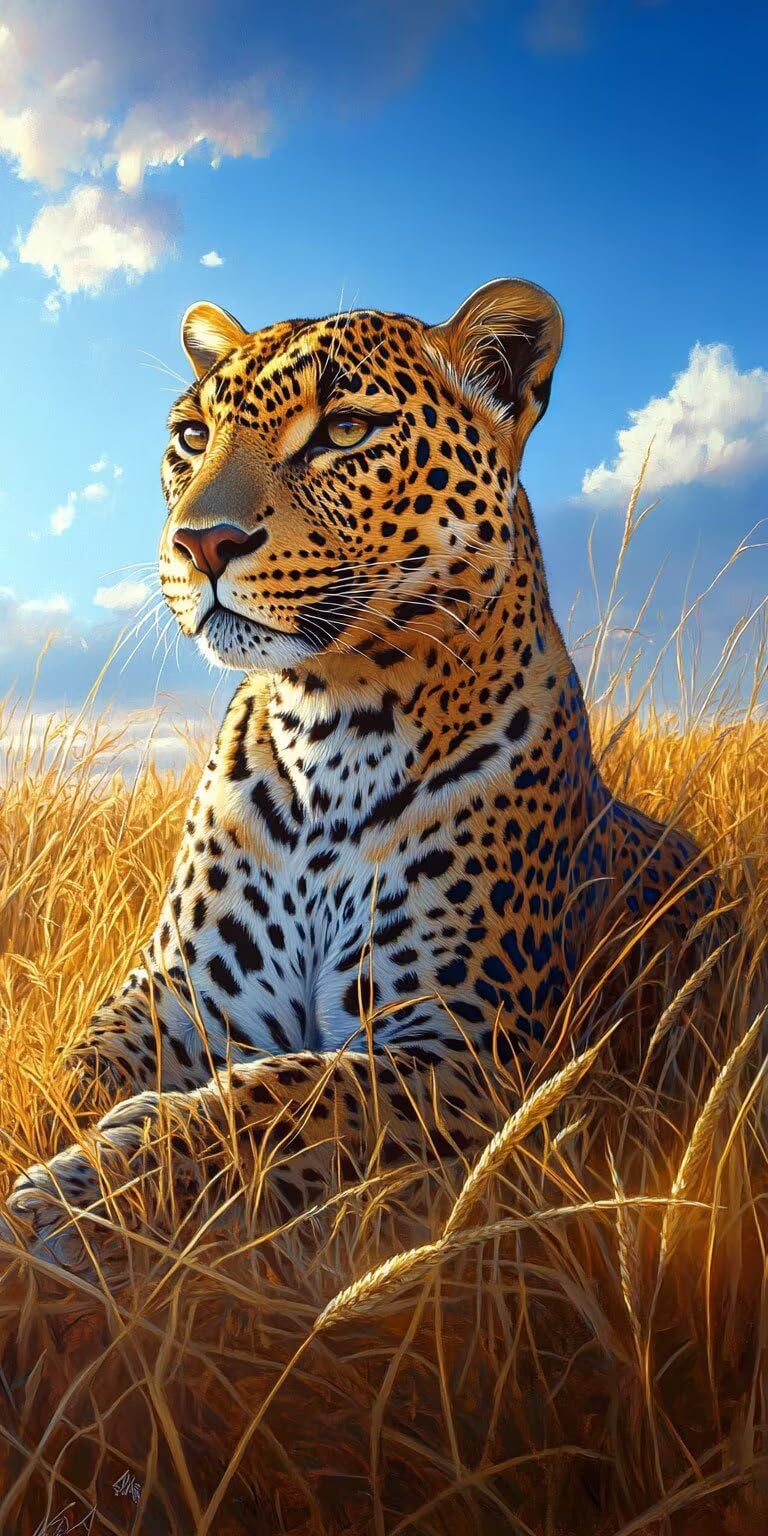 Zwierzę Leopard Diament Malarstwo DIY Dorośli 5D Diamentowe Malarstwo DIY Dzieci Zestaw do rysowania Diamentów, Zestaw do malowania diamentami, DIY Zestaw do malowania diamentami, Akcesoria do