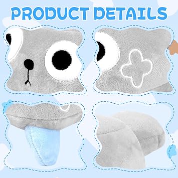 Daandy's World Cushion, Pebble Headrest, Soft Animal pillow 12*13cm