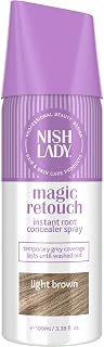 Magic Retouch Sprays for Women, 100 ml | Instant Root Concealer Spray | Root Touch Up Spray (Light Brown)