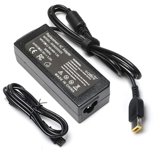 LQM® 20V 3.25A 65W USB-C Tip Ac Adapter Laptop Charger Replacement for Lenovo Yoga 2 11 11s 13 2 Pro, Flex 2 15 15D 14 10, IdeaPad S210 U430 U530, Compatible Flex G40 G50 13 13-2191 2191-2XU 2191-33U