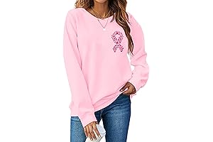 Breast Cancer Awareness Pullover: Embrace Pink Power in October