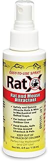 EcoClear Products 774324-6D, RatX All-Natural Poison Free Rat Mouse Attractant, 4 oz. Non-Aerosol Spray