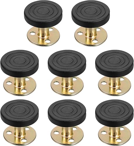 uxcell Marco de cama ajustable roscado fijador antivibración, tapones de cabecero de 1.18 a 1.57 pulgadas (1.181-1.575 in), antigolpes y ruido de