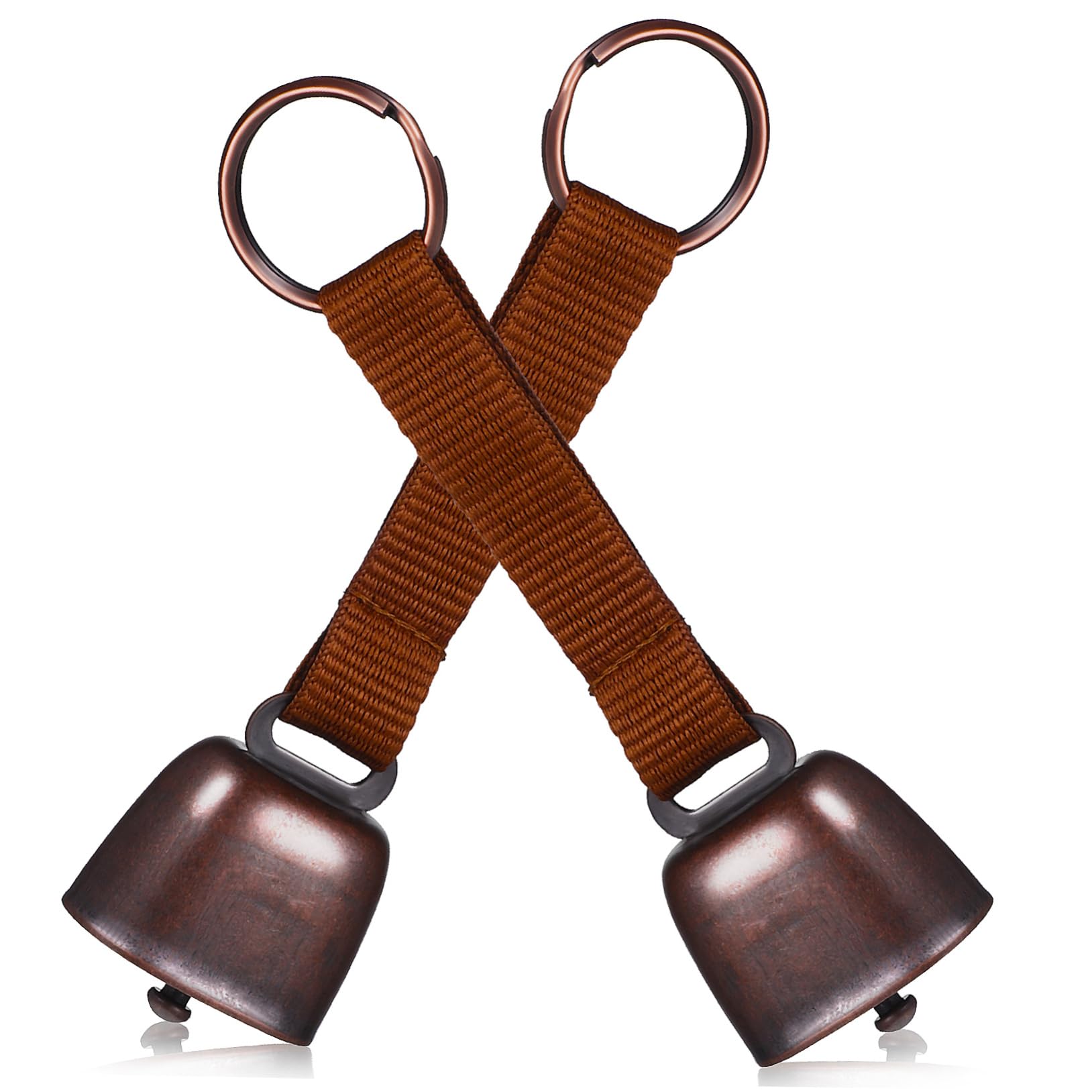 GOOHOCHY Outdoor Bell for Bear Protection Bear Hanging Bell Soft Webbing for Hiking Climbing Safety