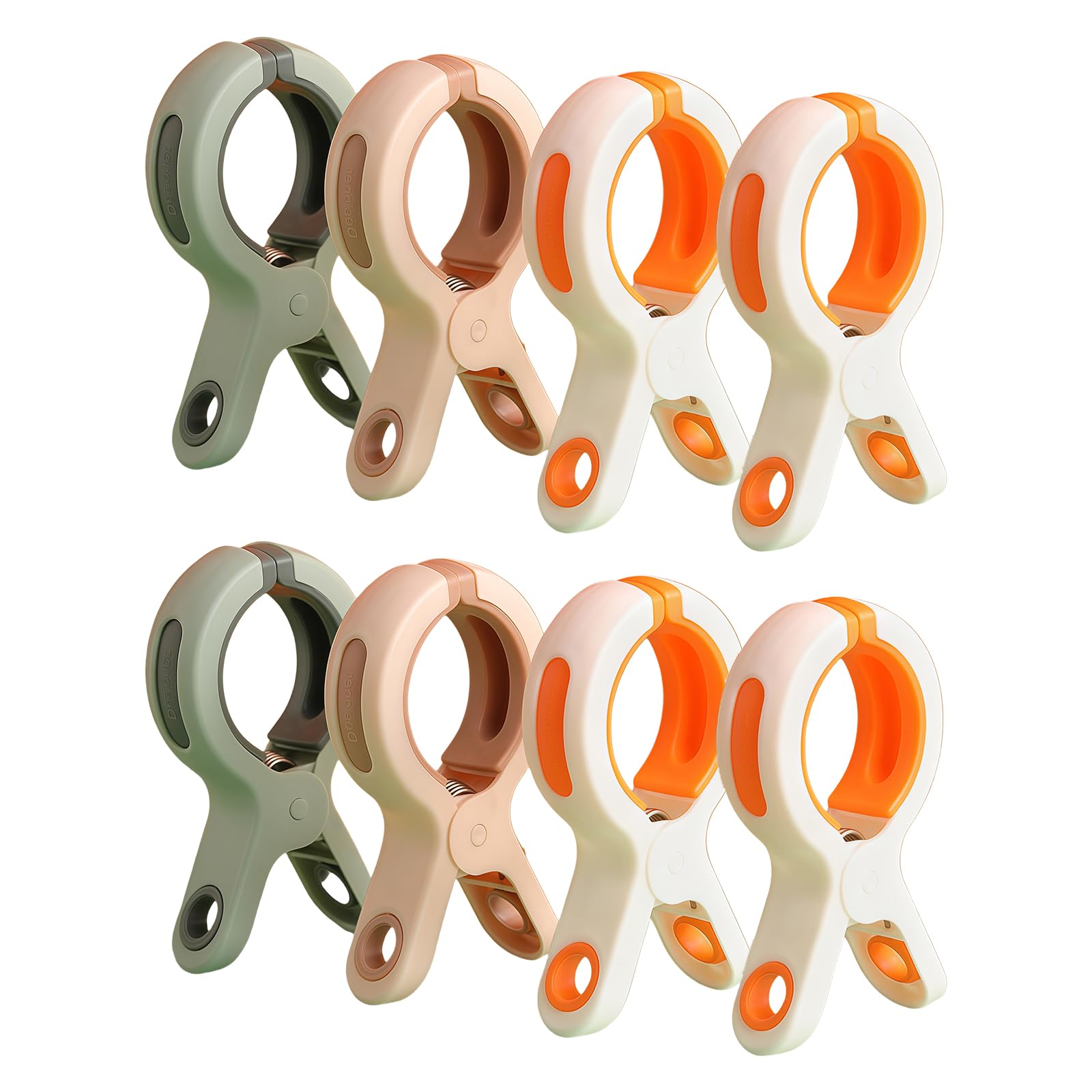 Kalttoy Ergonomic Extra Large ABS Clips for Thick Blankets and Heavy Garments Practical Oversized Laundry Clamps ABS Clothespins for Outdoor Drying