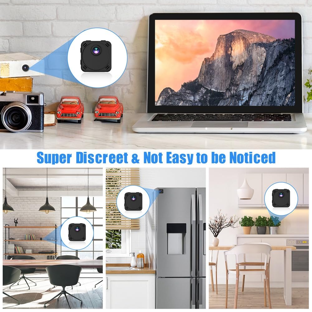 Sicurezza Domestica Visione Notturna Rilevazione di Movimento Mini Video Registratore Vocale Allarme Monitor Remoto 4K WiFi Mini Camera